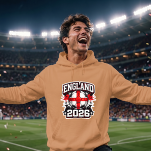 Official England 2026 Football Unisex Hoodie
