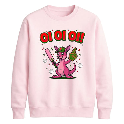 Oi Oi Oi Aussie Kangaroo Women Cricket Sweatshirt - T20 Womens World Cup Sweatshirt Australia
