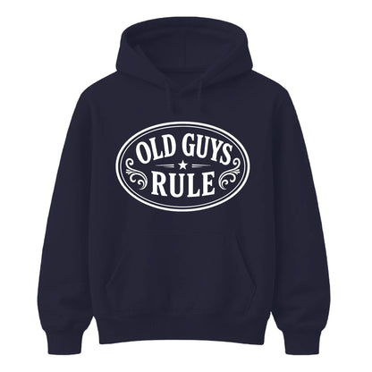 Old Guys Rule Funny Slogan Unisex Hoodie