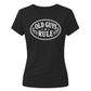 Old Guys Rule Graphic Funny Slogan Ladies T-shirts