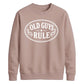 Old Guys Rule Graphic Funny Slogan Unisex Sweatshirt