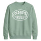 Old Guys Rule Graphic Funny Slogan Unisex Sweatshirt