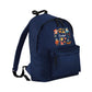 Personalised Pirate Kids Backpack, Custom Name Seafaring Fashion Bag For Back To School, Adventures 600D Polyester Gift Backpack P2548