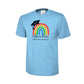 Custom Name Preschool Graduate T-Shirt, Rainbow Design Printed Back To School T Shirt, First Day Gift For Little Graduates P2556