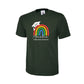 Custom Name Preschool Graduate T-Shirt, Rainbow Design Printed Back To School T Shirt, First Day Gift For Little Graduates P2556