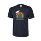 Custom Name Preschool Graduate T-Shirt, Rainbow Design Printed Back To School T Shirt, First Day Gift For Little Graduates P2556