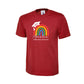 Custom Name Preschool Graduate T-Shirt, Rainbow Design Printed Back To School T Shirt, First Day Gift For Little Graduates P2556