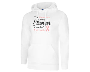 Awareness & Strength Hoodie, Trendy Casual Top for a Cause P2675