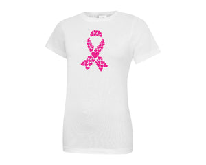 Breast Cancer Awareness T-Shirt, Meaningful Ribbon Tee Promoting Strength and Support, Stylish Comfortable Daily Outfit P440