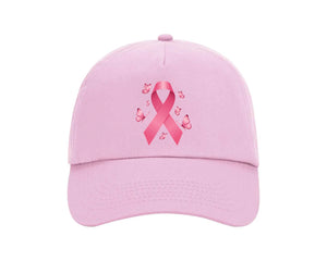 Breast Cancer Awareness Cap, Everyday Casual Hat with Inspiring Awareness Message P4436
