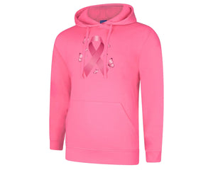 Breast Cancer Awareness Hoodie, Casual Modern Top Promoting Strength and Hope P4436
