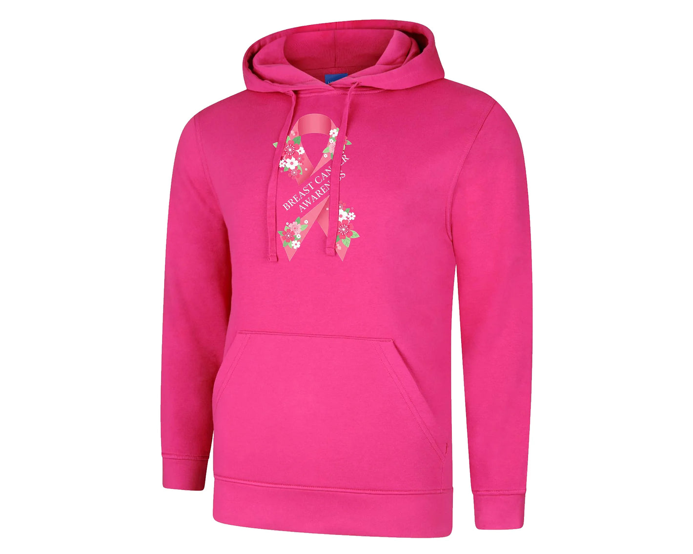 Breast Cancer Awareness Hoodie, Trendy Graphic Pullover Supporting Awareness and Courage P4472