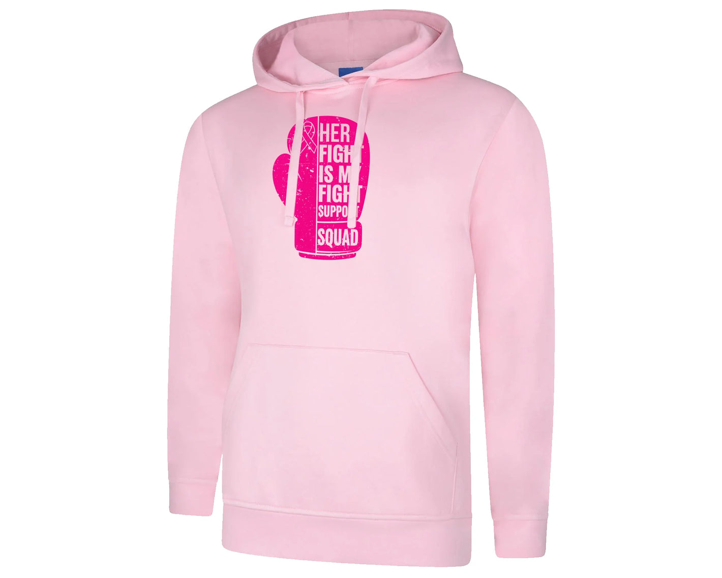 Breast Cancer Awareness Hoodie, Comfortable Streetwear Pullover Inspiring Hope and Care P4482