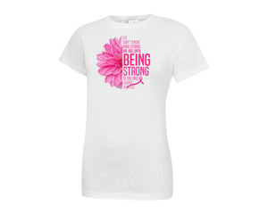 Breast Cancer Awareness T-Shirt, Empowering Graphic Tee with Inspiring Design, Comfortable Casual Everyday Wear P451