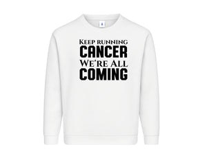 Breast Cancer Awareness Sweatshirt, Empowering Graphic Pullover with Inspiring Design, Stylish Comfortable Daily Wear P601