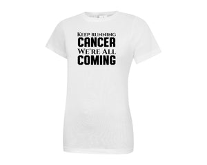 Breast Cancer Awareness Graphic Tee, Inspirational Print T-Shirt, Modern Stylish Daily Fashion P601