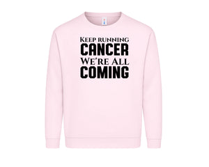 Breast Cancer Awareness Sweatshirt, Empowering Graphic Pullover with Inspiring Design, Stylish Comfortable Daily Wear P601