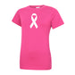 Breast Cancer Awareness T-Shirt, Supportive Ribbon Graphic Tee, Comfortable Casual Everyday Wear P602