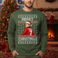 Eric Cantona Manchester Ugly Christmas Sweatshirt | Merry Christmas Soccer Jumper