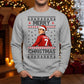 Eric Cantona Manchester Ugly Christmas Sweatshirt | Merry Christmas Soccer Jumper