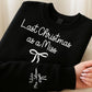 Personalized Bride to Be Christmas Sweater | Last Christmas as a Miss Sweatshirt