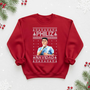 Philiz Navidad Xmas Sweater | Funny Football Christmas Sweatshirt