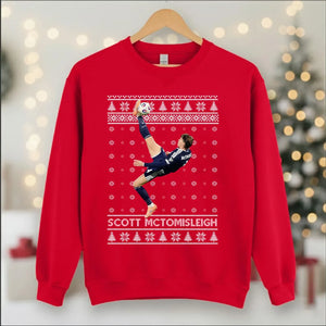 Scott Mctominay Ugly Christmas Sweatshirt | Football Player Holiday Jumper