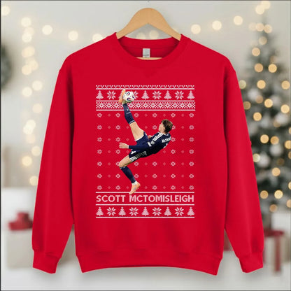 Scott Mctominay Ugly Christmas Sweatshirt | Football Player Holiday Jumper