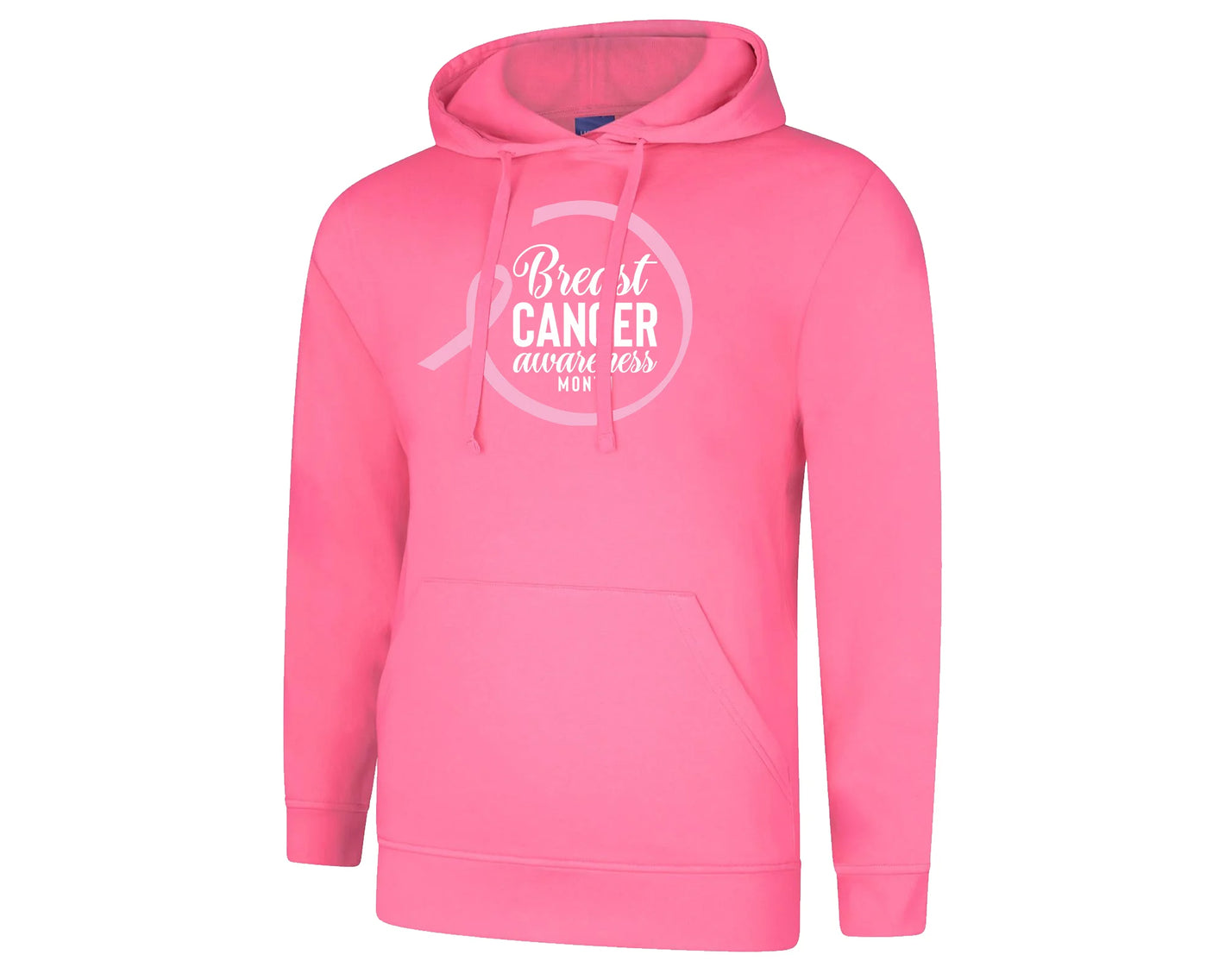 Breast Cancer Awareness Hoodie, Stylish Graphic Pullover Sharing Strength and Awareness PT735