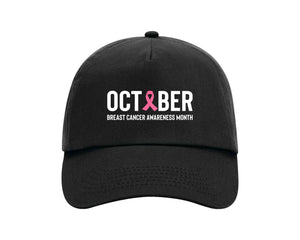 Breast Cancer Awareness Cap, Modern Streetwear Accessory with Inspiring Message PT736
