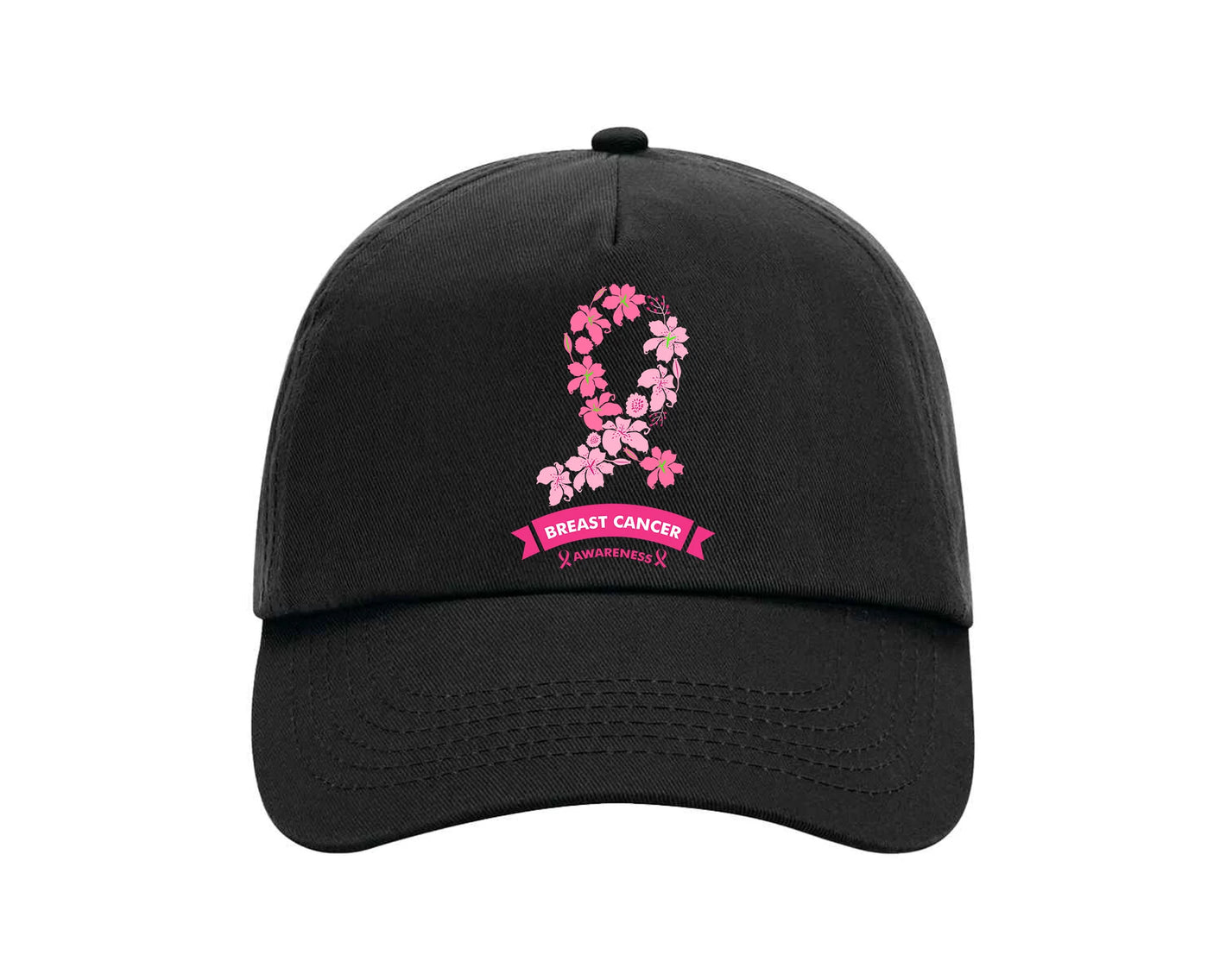 Breast Cancer Awareness Cap, Comfortable Daily Headwear Supporting a Meaningful Cause PT742