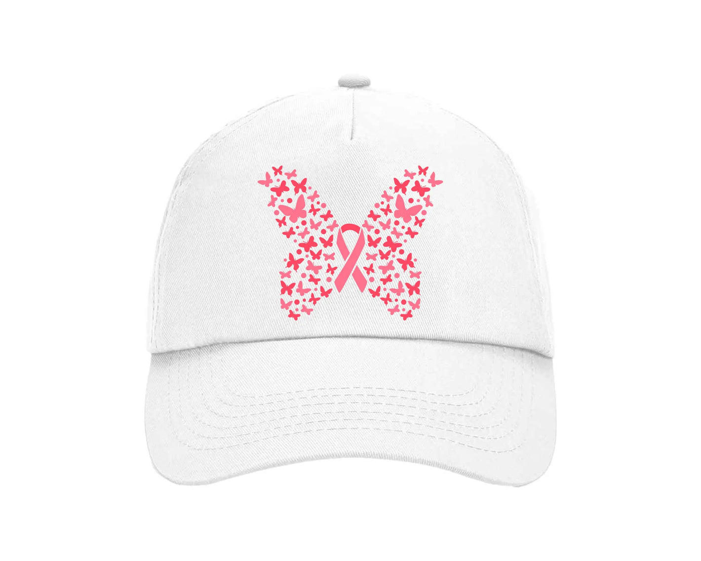 Breast Cancer Awareness Cap, Stylish Casual Hat Sharing Support and Awareness PT743