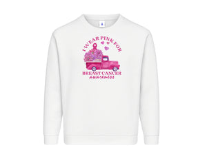 Inspirational Breast Cancer Awareness Sweatshirt, Comfortable Casual Wear PT750