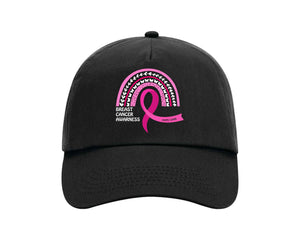 Breast Cancer Awareness Cap, Adjustable Casual Headwear Spreading Strength and Hope PT770