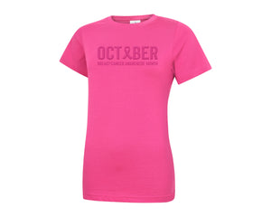 Breast Cancer Awareness T-Shirt PUFFPT736