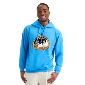 Trendy Halloween Hoodie, Fun Graphic Pullover for Fall and Everyday Wear PW004
