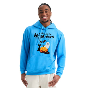 Halloween Hoodie, Cozy Casual Pullover with Halloween Design PW0011