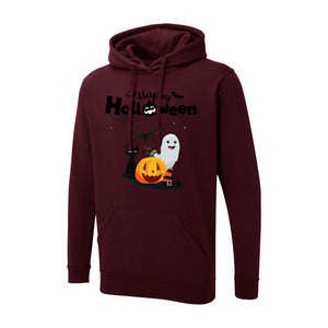 Halloween Hoodie, Cozy Casual Pullover with Halloween Design PW0011