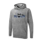 Halloween Hoodie, Modern Casual Pullover with Seasonal Print PW0012