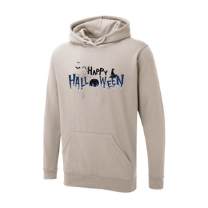 Halloween Hoodie, Modern Casual Pullover with Seasonal Print PW0012