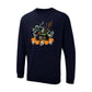 Halloween Graphic Sweatshirt, Trendy Seasonal Pullover for Casual Outfits PW0015