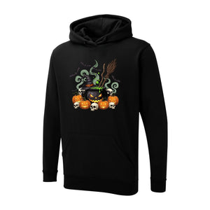 Halloween Printed Hoodie, Stylish Cozy Pullover for Everyday Casual Wear PW0015