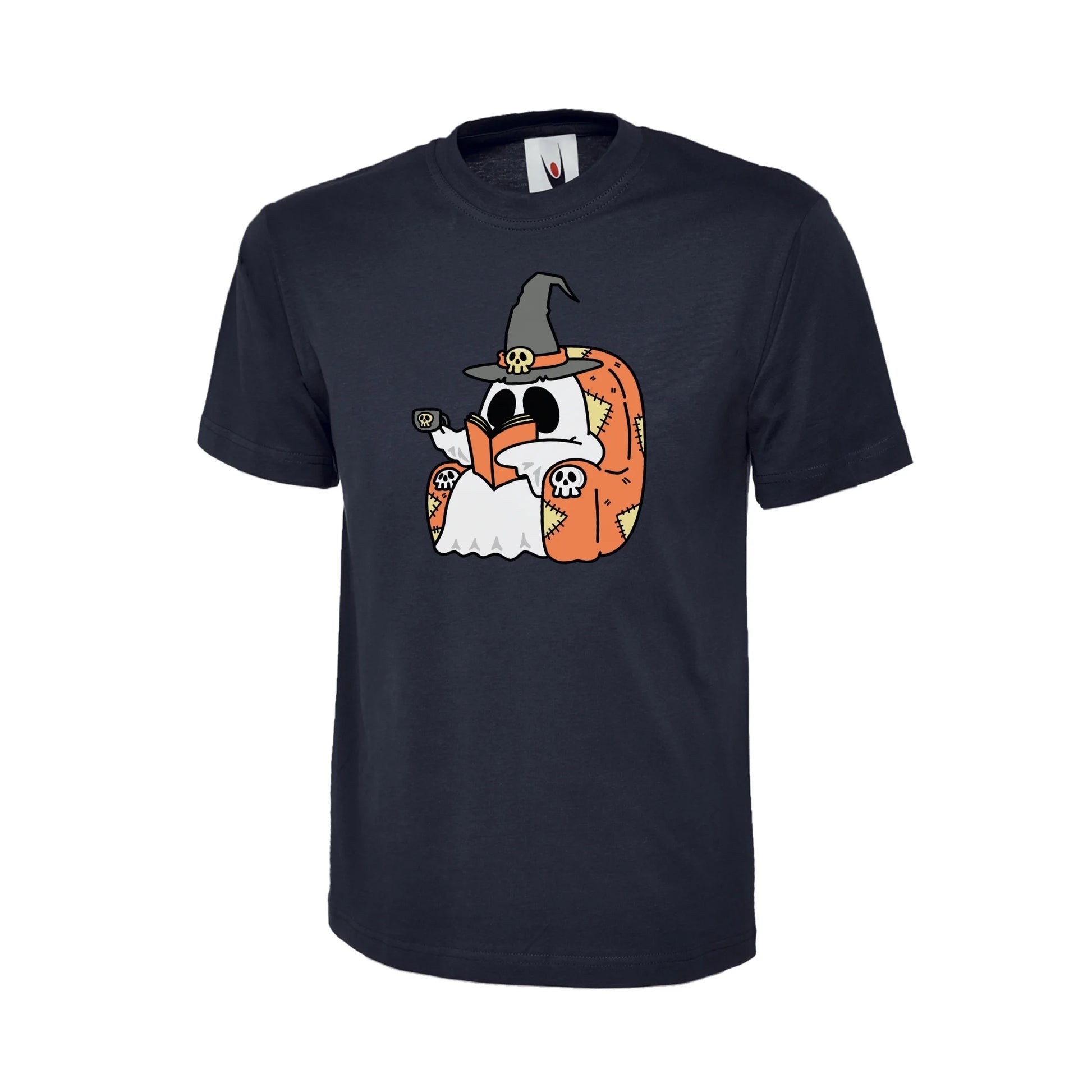Halloween Graphic T-Shirt, Fun Spooky Print Tee for Casual Wear PW0016