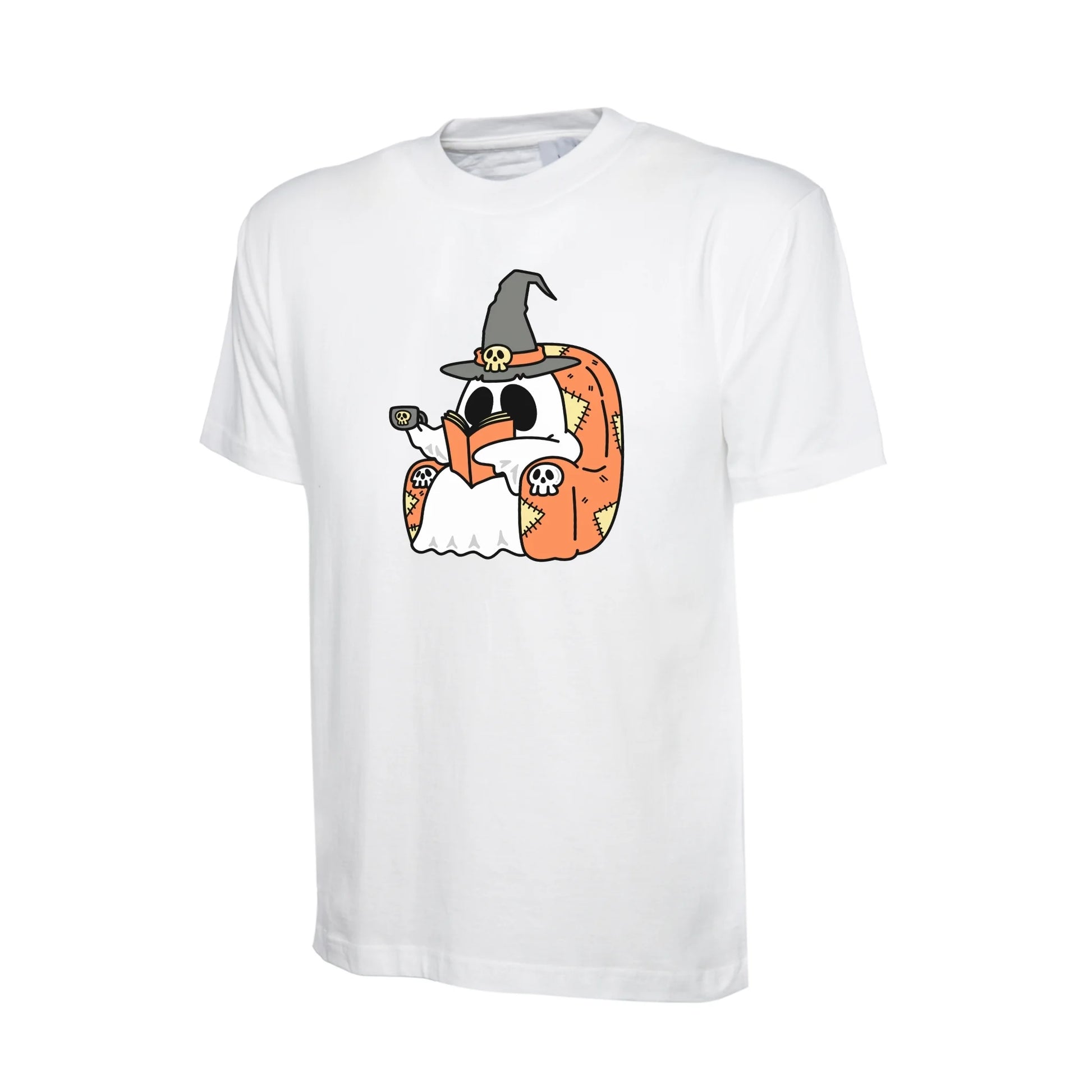 Halloween Graphic T-Shirt, Fun Spooky Print Tee for Casual Wear PW0016