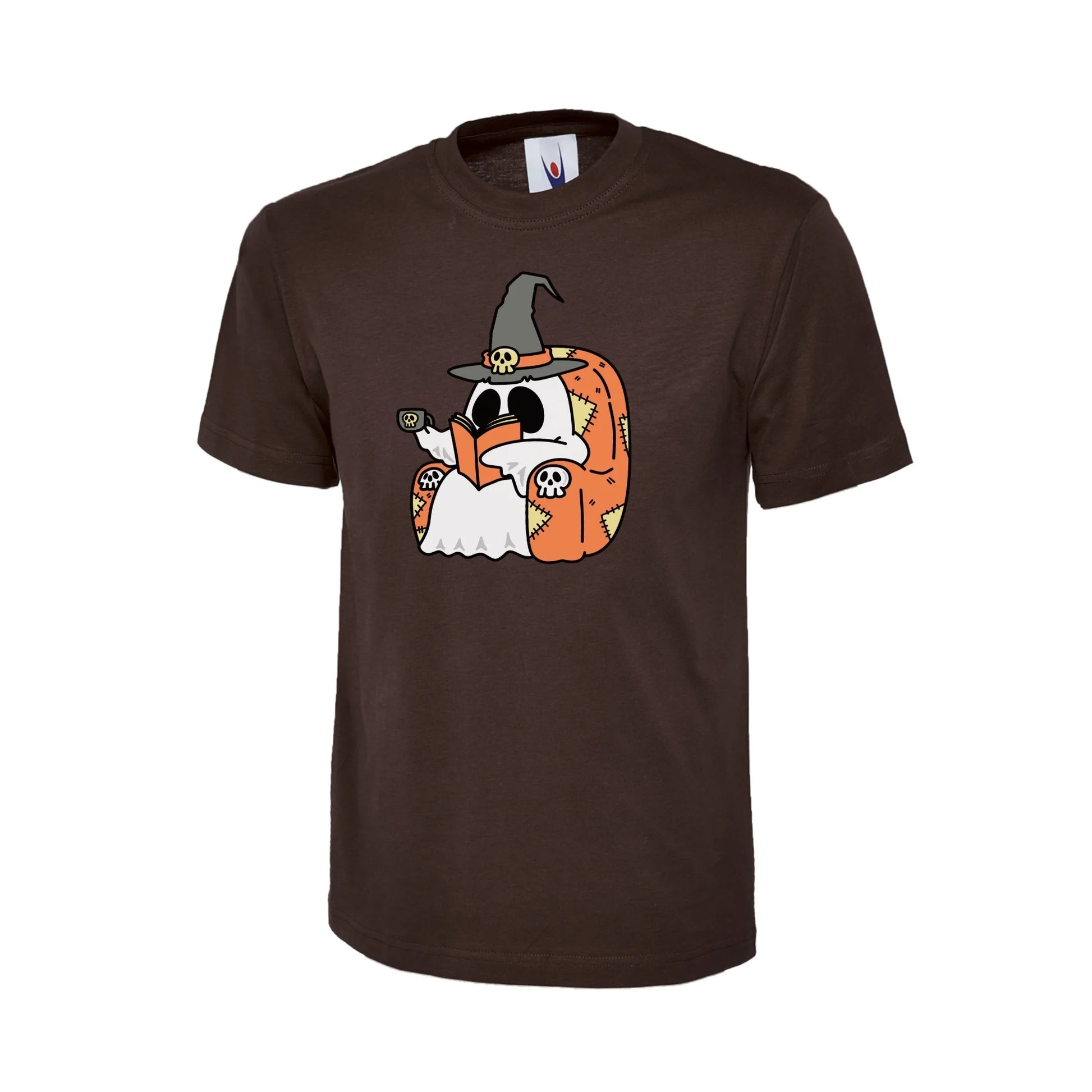 Halloween Graphic T-Shirt, Fun Spooky Print Tee for Casual Wear PW0016
