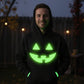 Glow in the Dark Jack-O’-Lantern Face - Classic Pumpkin Glow Theme