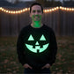 Glow in the Dark Jack-O’-Lantern Face - Classic Pumpkin Glow Theme