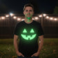 Glow in the Dark Jack-O’-Lantern Face - Classic Pumpkin Glow Theme