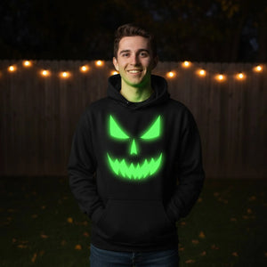 Glow in the Dark Horror Smile - Eerie Pumpkin Grin Edition