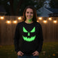 Glow in the Dark Horror Smile - Eerie Pumpkin Grin Edition